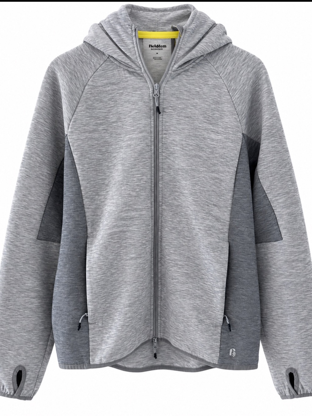 Bonobos Mens Fielder Gray Full Zip Hooded Jacket Size Medium